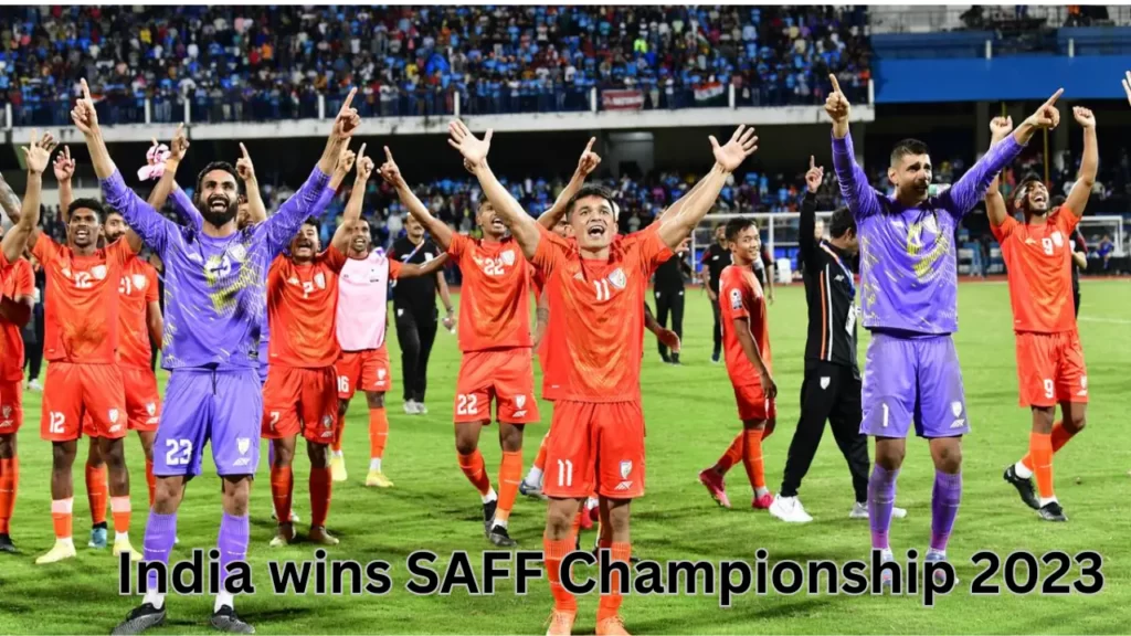 India wins SAFF Championship 2023