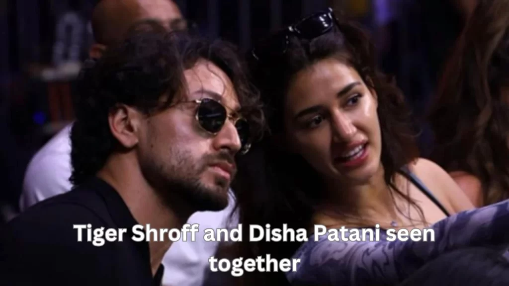 Tiger Shroff and Disha Patani seen together